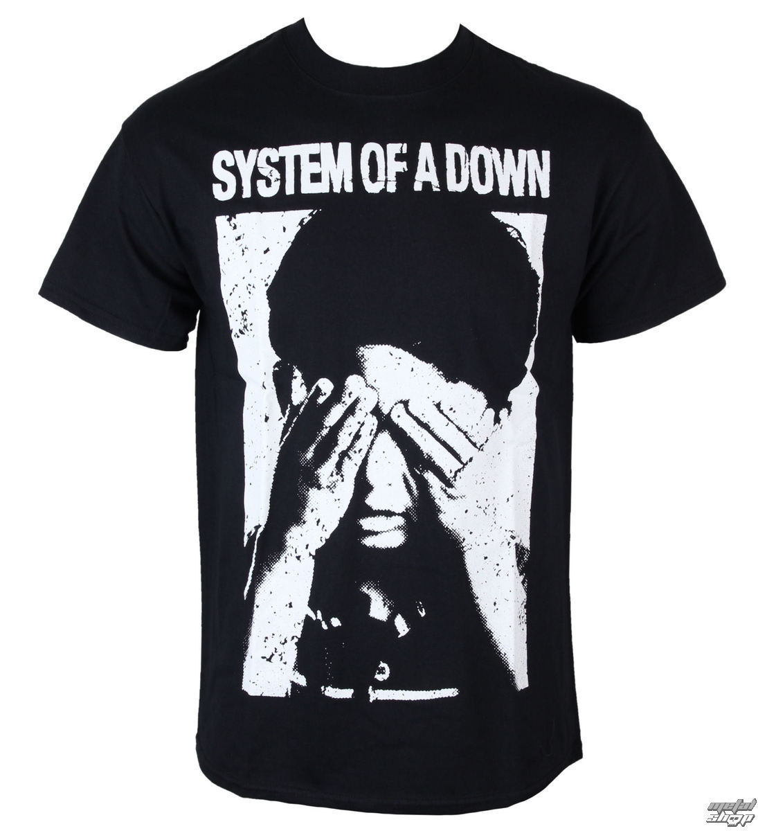 Tričko metal ROCK OFF System of a Down See No Evil Čierna