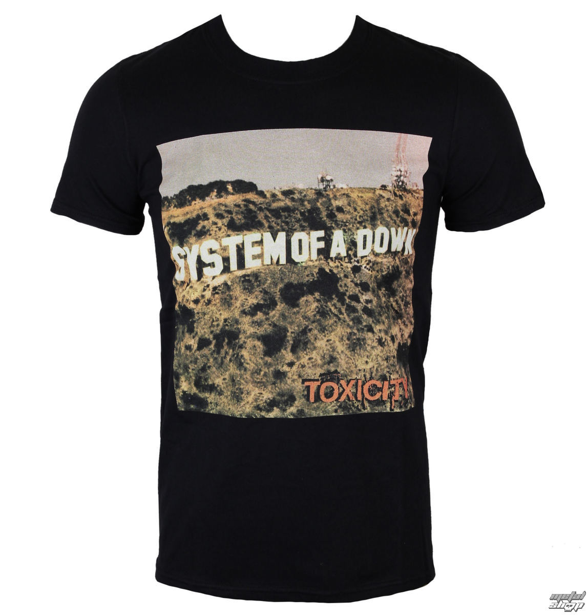 Tričko metal ROCK OFF System of a Down Toxicity Čierna
