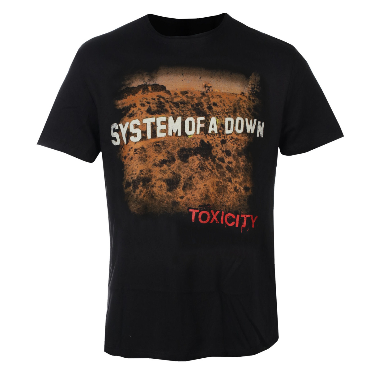 Tričko metal AMPLIFIED System of a Down Toxicity Čierna