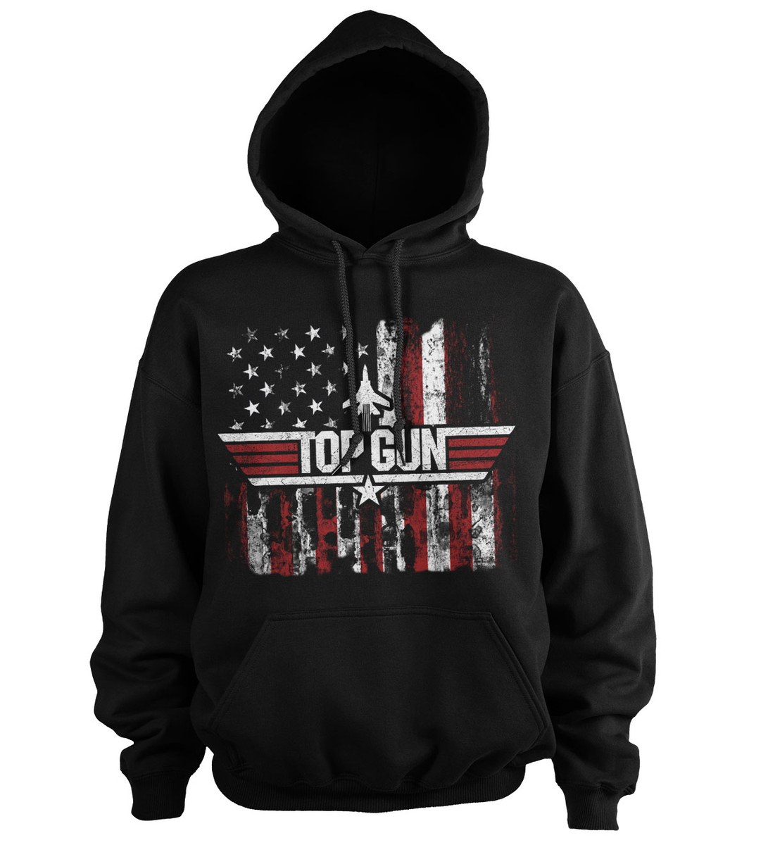 E-shop mikina s kapucňou pánske Top Gun - America - HYBRIS - PM-3-TTG022-H85-15-BK M